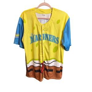 Seattle Mariners Spong Bob Square Pants Fan Apparel Unisex Adult  Size Medium